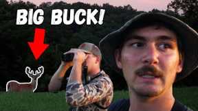 BIG BUCK!! - (SCOUTING a NEW Area from the ROAD)