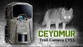 Trail Camera Unboxing CEYOMUR CY55, Video & Photo Samples & Camera Overview