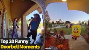 Top 20 Funniest Doorbell Camera Moments (Try Not To Laugh)