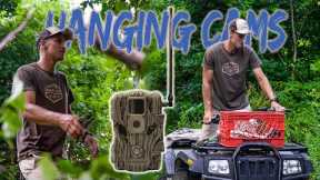 Hanging Summer Trail Cameras | How to find deer on your property!