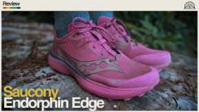 Saucony's pink trail surprise! // SAUCONY ENDORPHIN EDGE // Ginger Runner Review