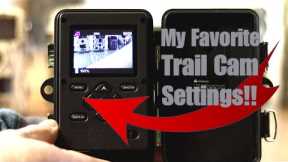 My FAVORITE Trail Camera Settings!!