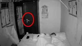 There is a Real Ghost Record on the CCTV camera that was fitted for the safety of the child