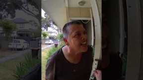 The Nicest Neighbor EVER! (Caught on Doorbell Camera) #shorts