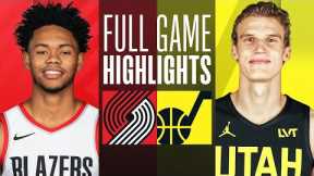 Portland Trail Blazers vs. Utah Jazz Full Game Highlights | Oct 14 | 2023 NBA Preseason