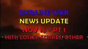 Ukraine War Update NEWS (20231116a): Pt 1 - Overnight & Other News