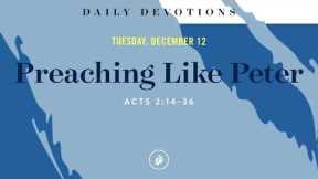 Preaching Like Peter – Daily Devotional