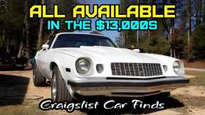 10 Classic Cars For Sale In The $13,000s - All Available on Craigslist!