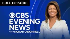 CBS Evening News Full Broadcast | Jan. 25, 2024