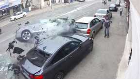 Craziest Road Moments Caught on CCTV Camera
