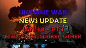 Ukraine War Update NEWS (20240129a): Pt 1 - Overnight & Other News,  Ru Loss Claims Analysis