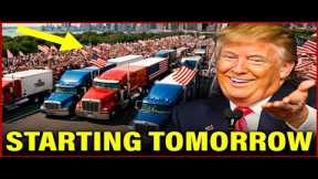 IT'S GOING DOWN TOMORROW!! Every TRUCKER WILL BOYCOTT NEW YORK for TRUMP- FOOD SUPPLY WILL SHUTS OFF