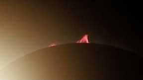 Total Eclipse & Massive Object Appears beside the Sun on April 8th 2024 & SPECTACULAR  Prominences