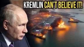 What a NIGHT! Ukraine DESTROYED 7 Russian ships in Crimean Island all at once with ATACMS!