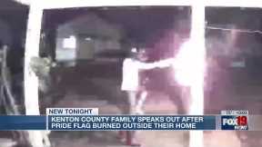Kenton County residents 'terrified' after vandals burn Pride flag