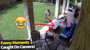 Funny Moments Caught On Security Cameras